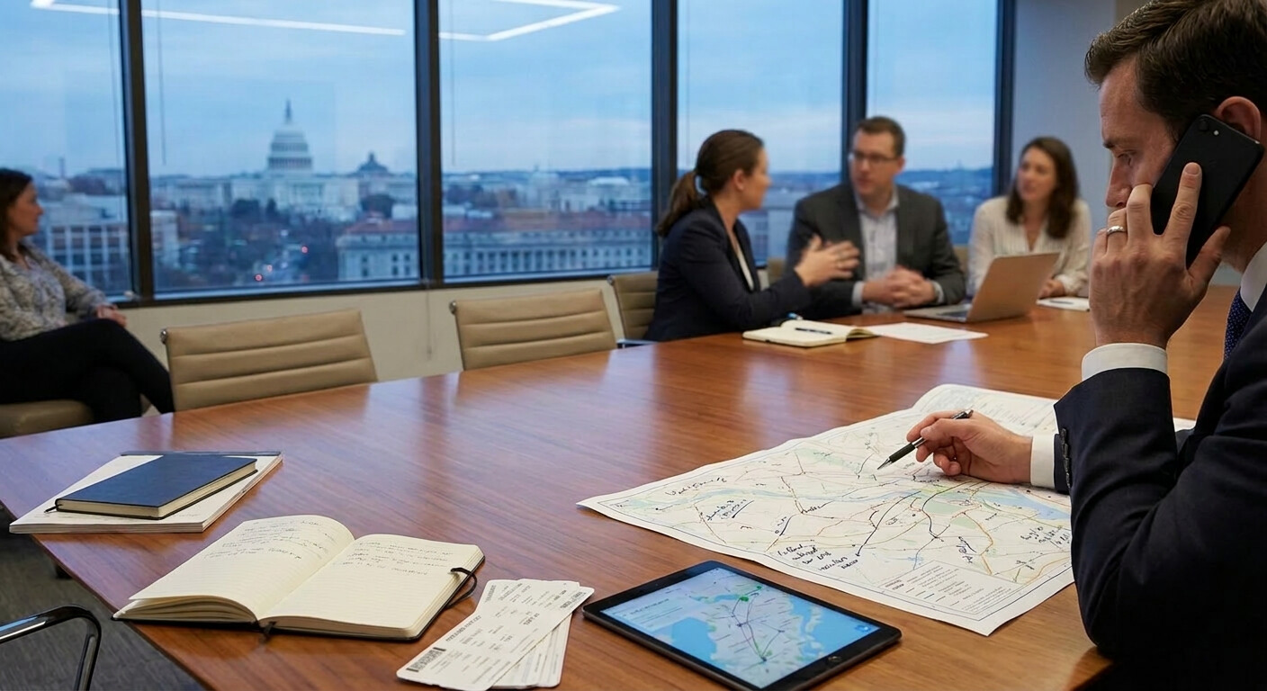 Coordinating Multi City Business Travel Out of Washington, DC